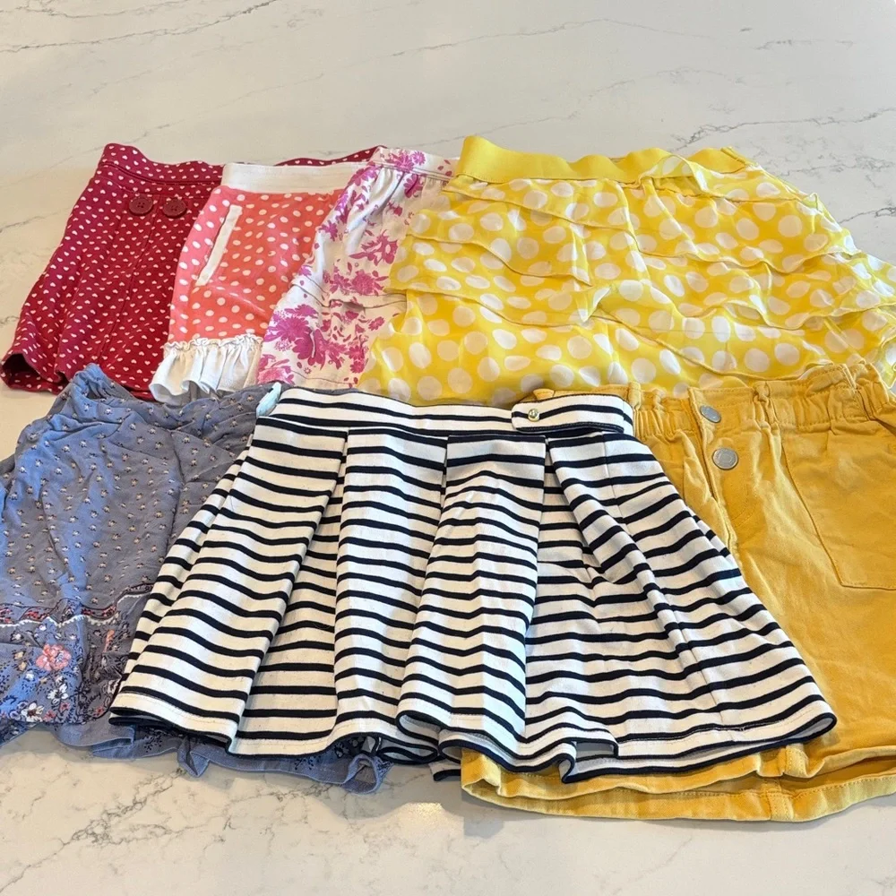 H&M and other Kids Skirt Collection - Red, Pink, Yellow, Blue, Striped